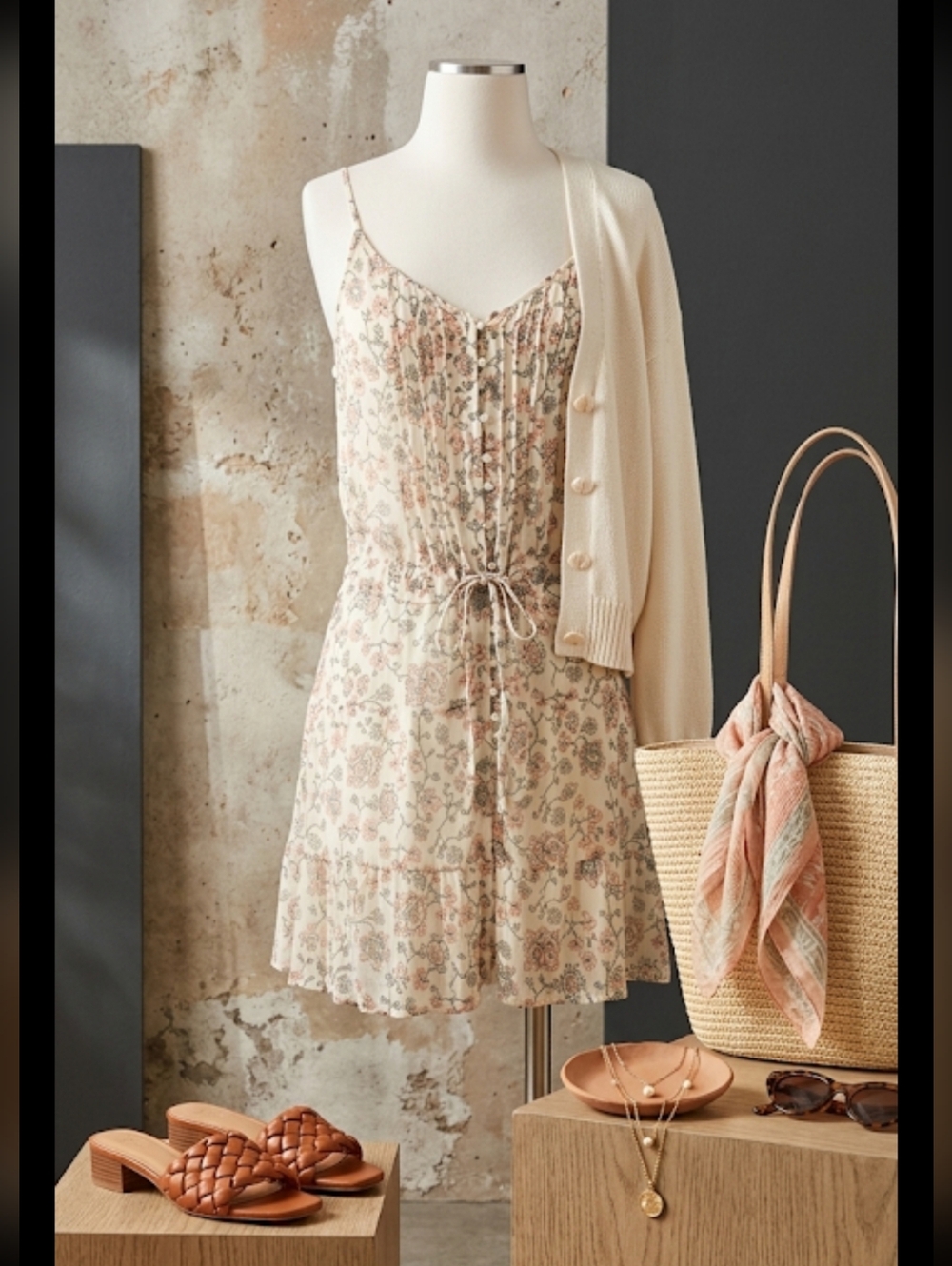 PAIGE 100% Silk Floral Paisley Tiered Mini Dress - Size M